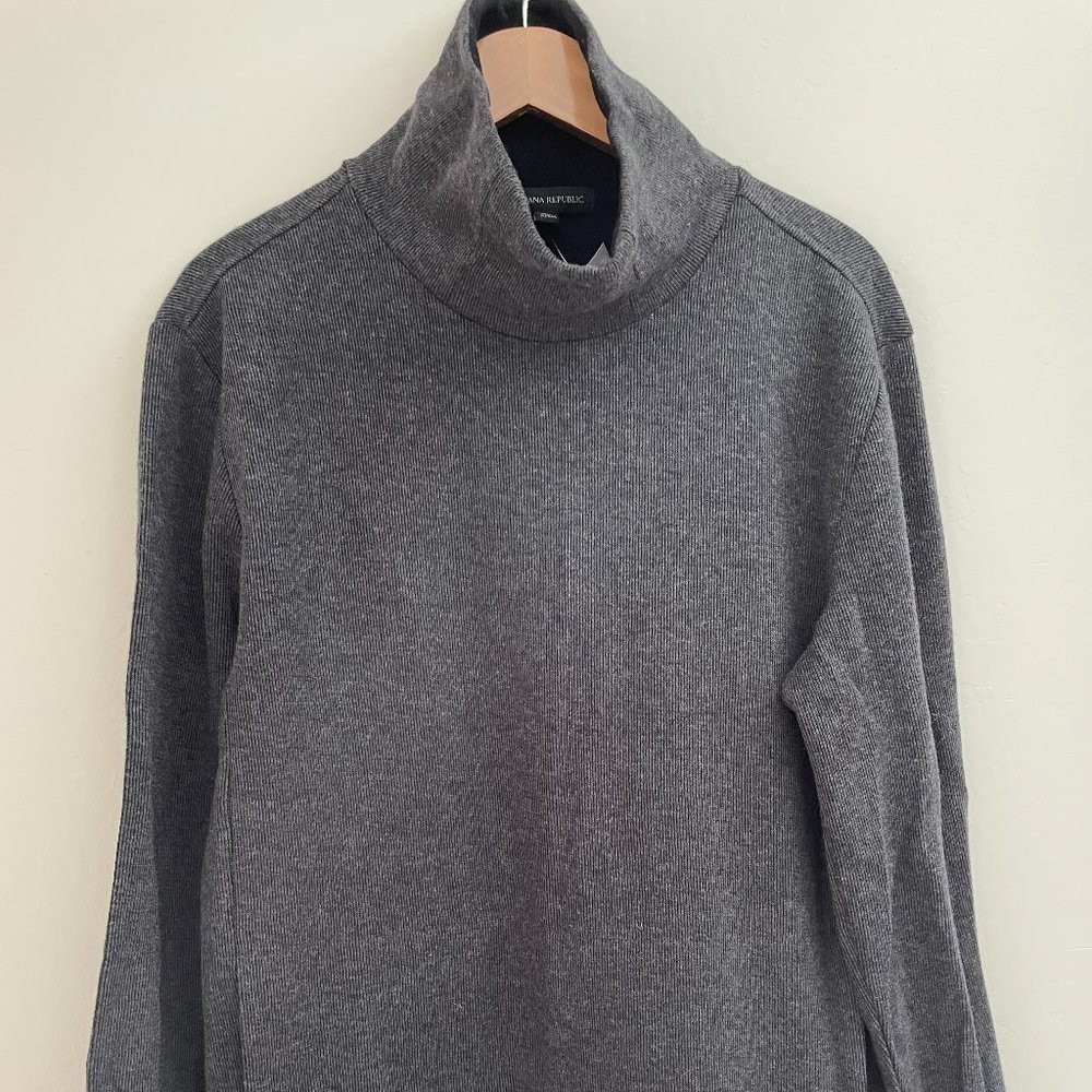 Mens Banana Republic Mock Neck Sweater